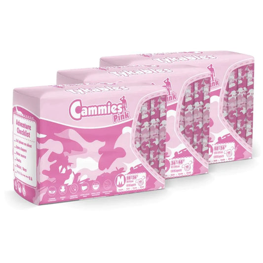 Tykables Cammies Pink Diapers