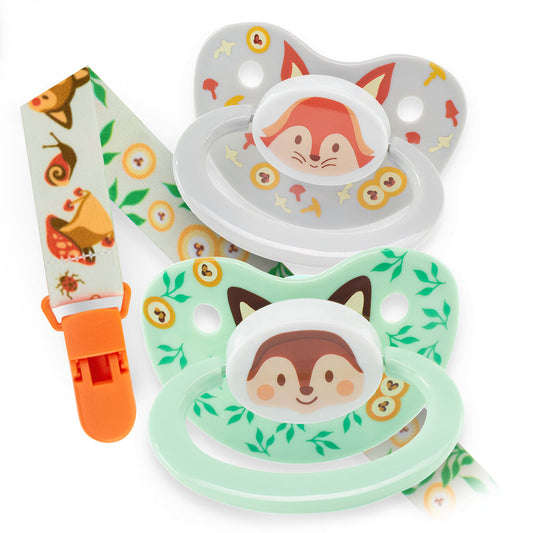 Woodland Pacifier Set